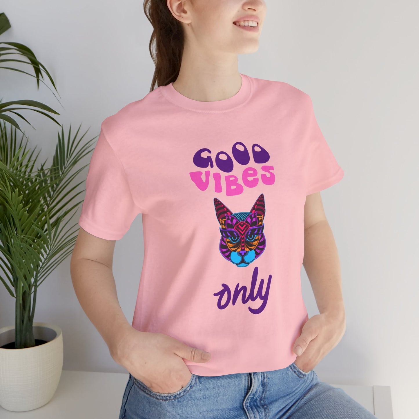 Good Vibes Only Cat Tee
