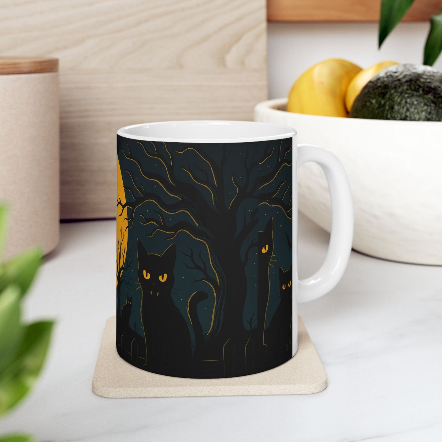 Meowloween Night Mug