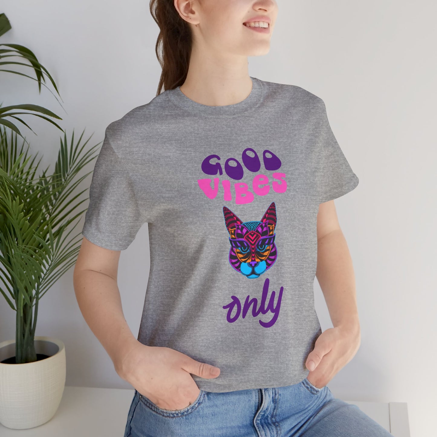 Good Vibes Only Cat Tee