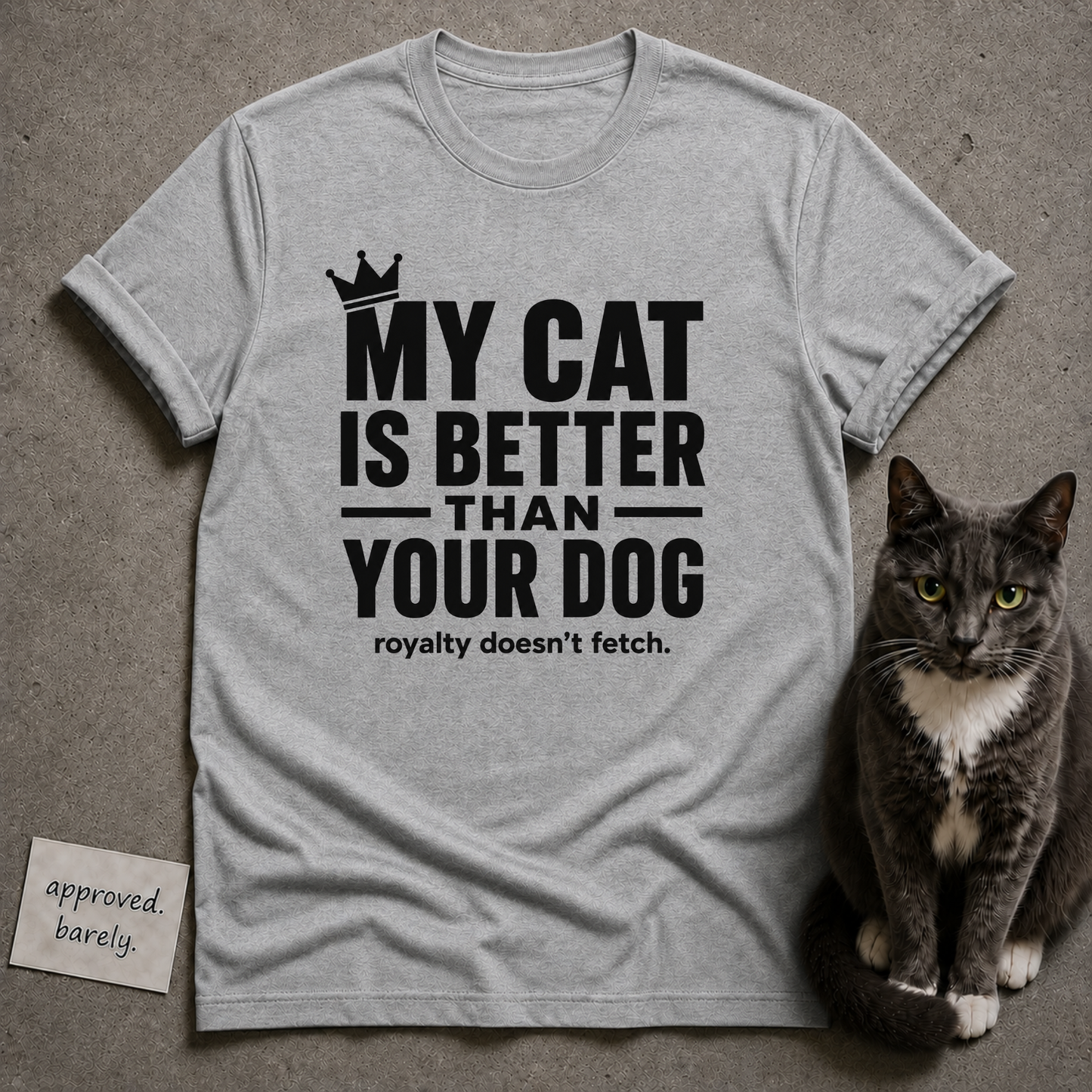 My Cat Is Better Than Your Dog Tee