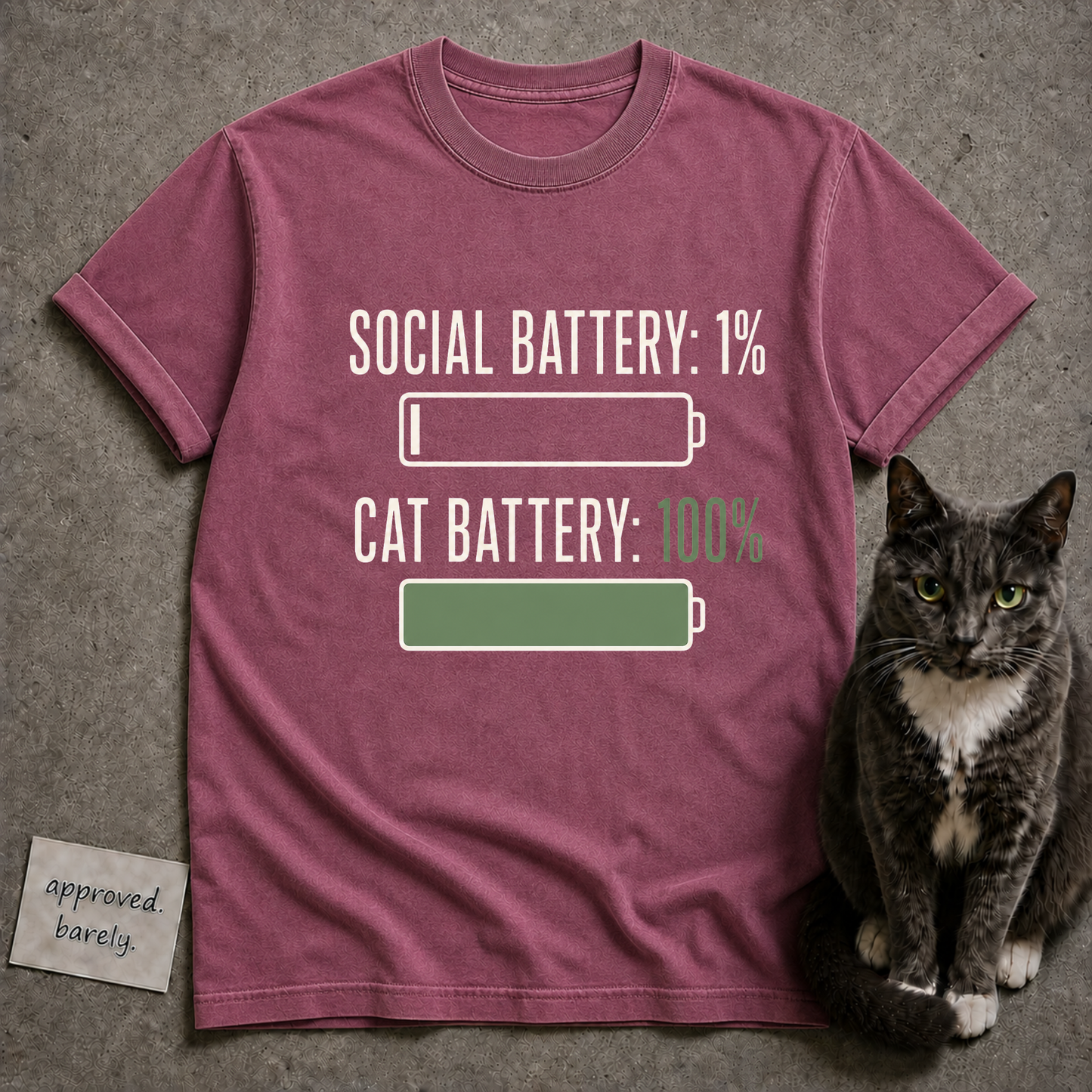 Social Battery Tee