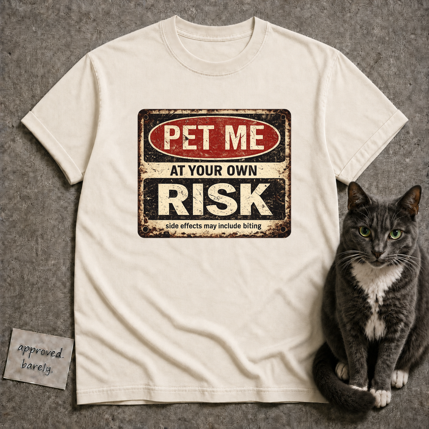 Pet Me At Your Own Risk Tee