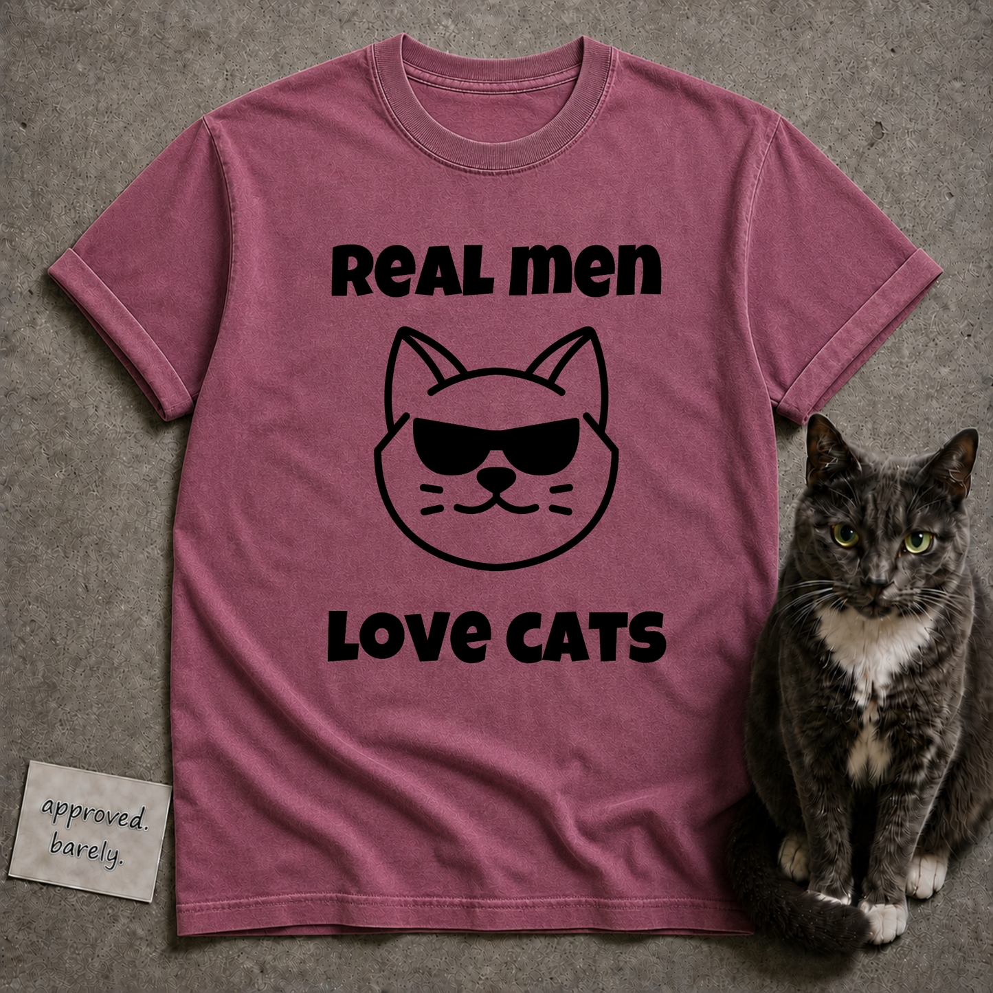 Real Men Love Cats Tee