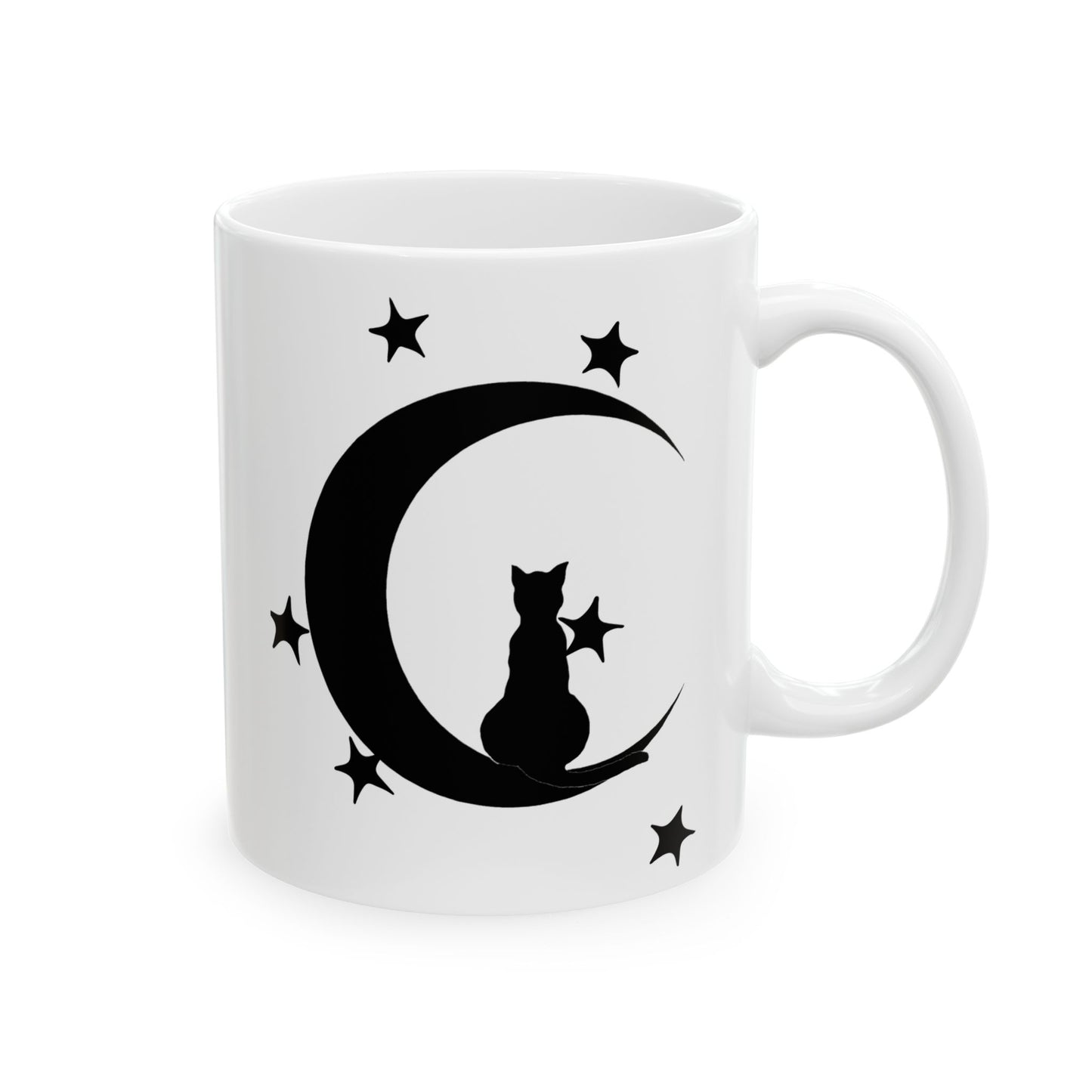 Moonlight Cat Mug