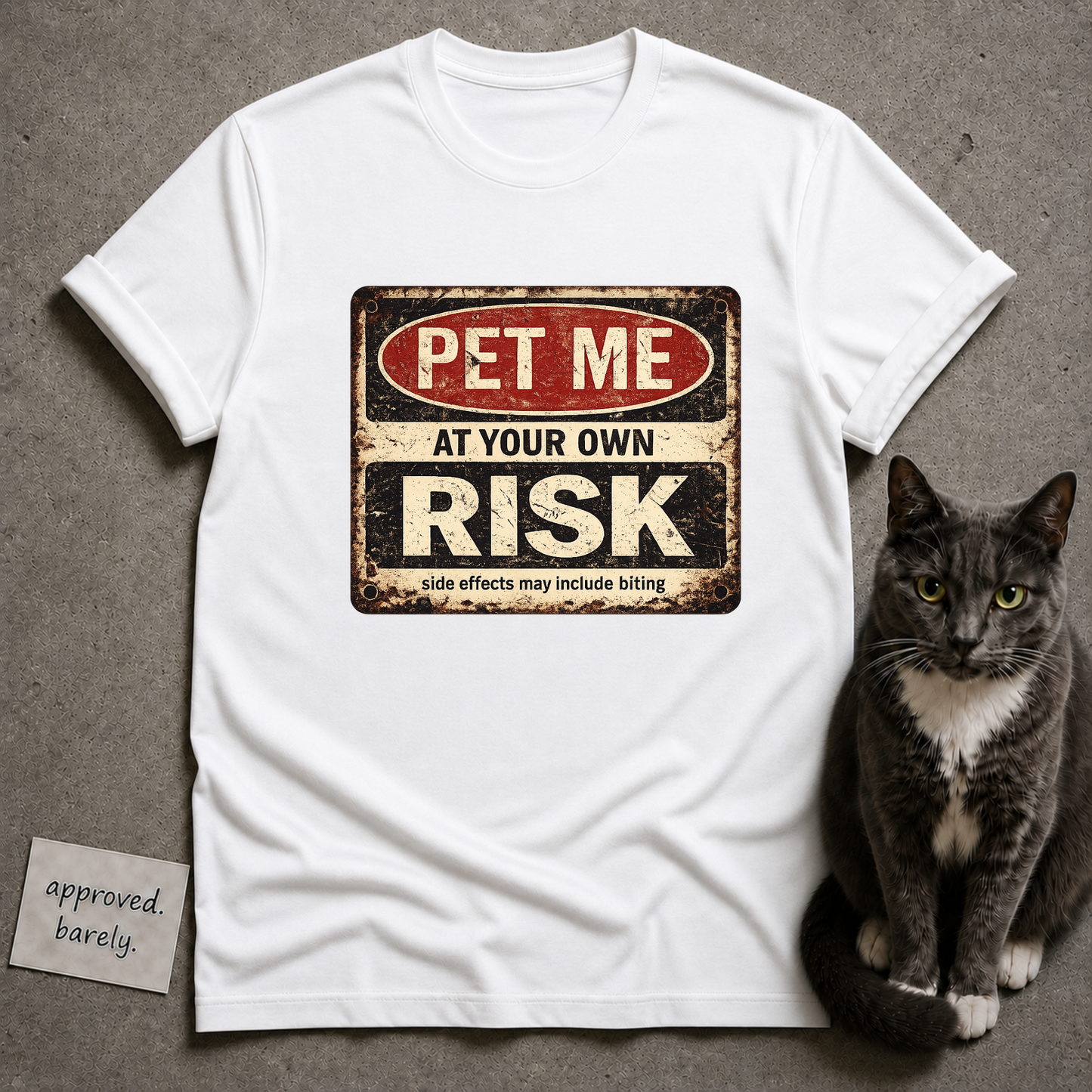 Pet Me At Your Own Risk T‑Shirt