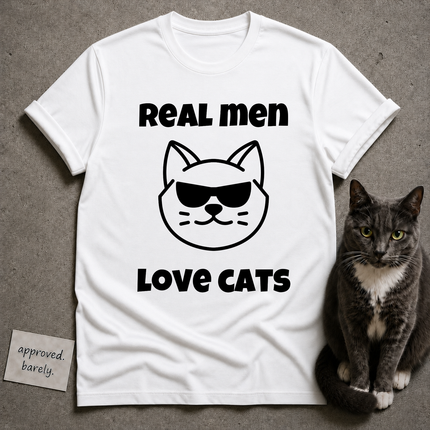 Real Men Love Cats Tee
