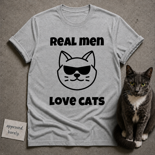 Real Men Love Cats Tee