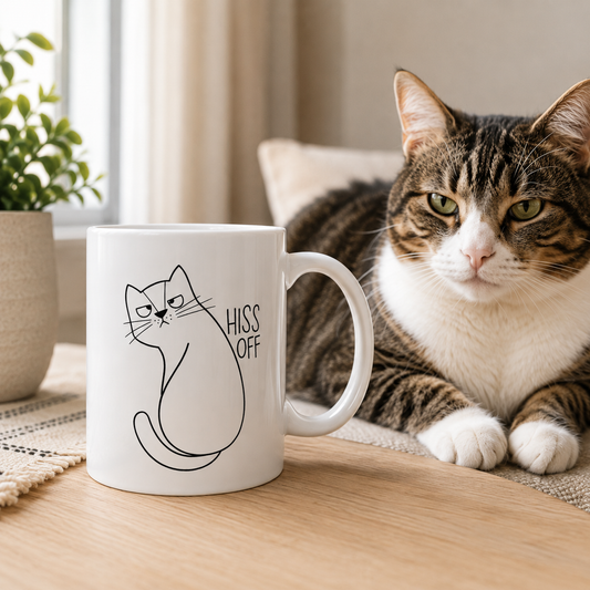Hiss Off Mug