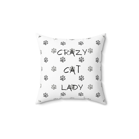 Crazy Cat Lady Square Pillow