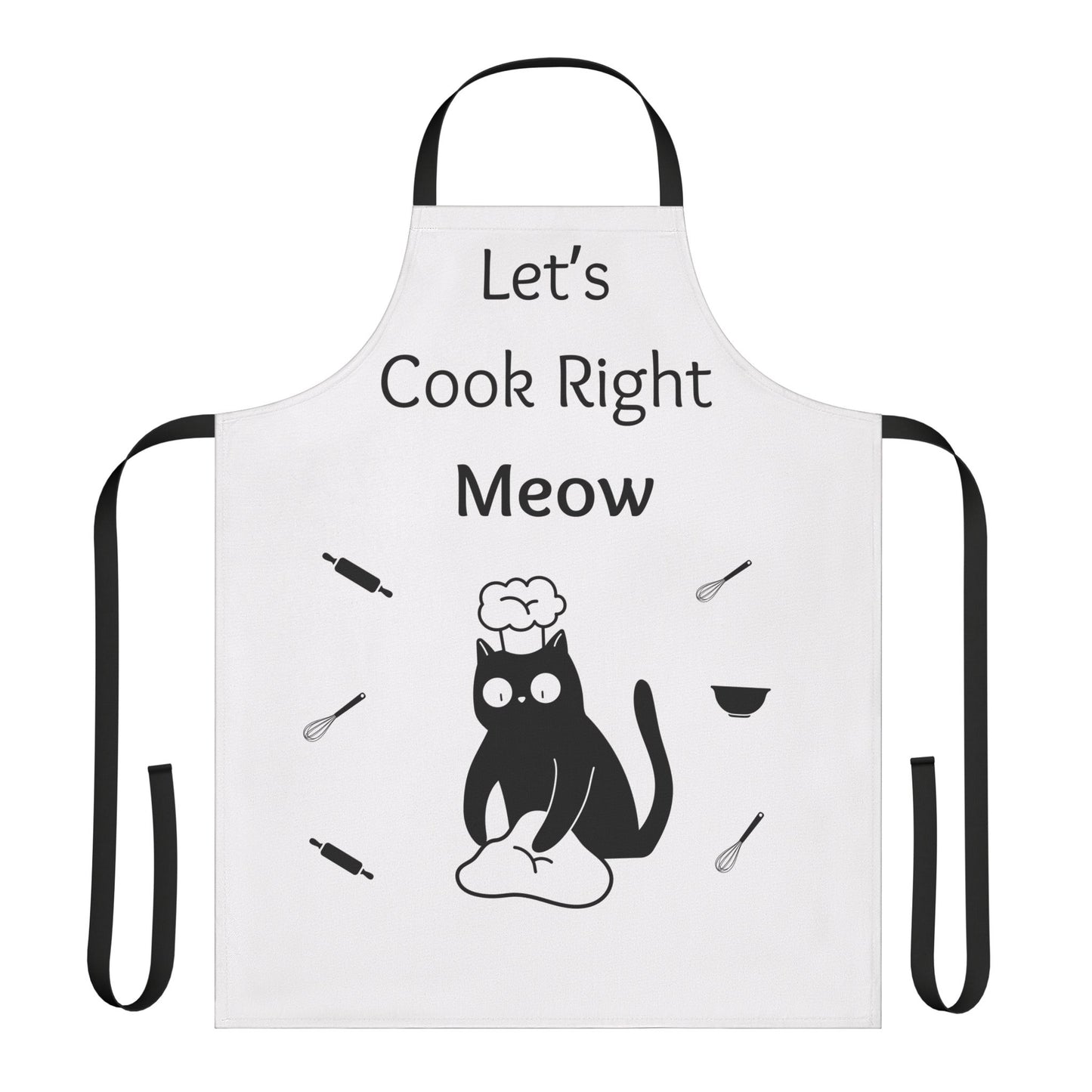 “Let’s Cook Right Meow” Apron