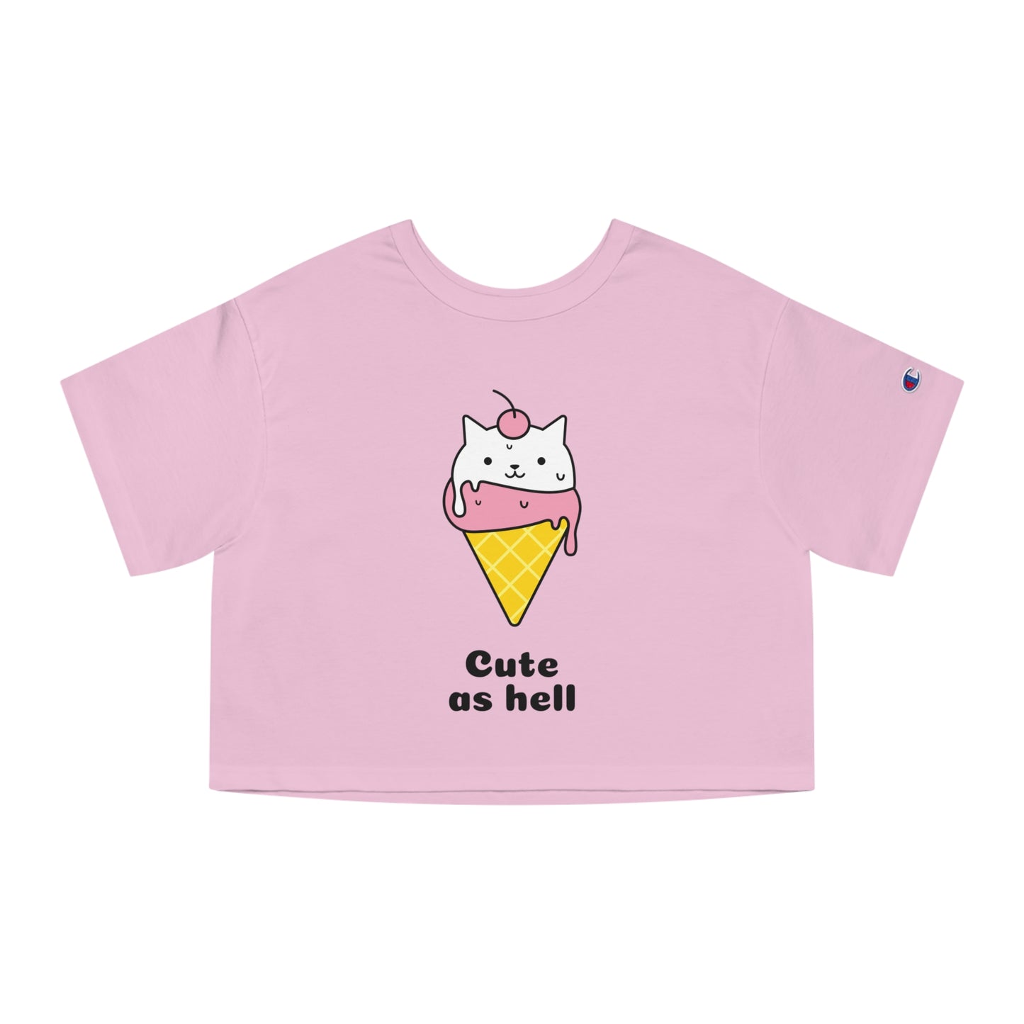 Cute As Hell Cat Ice Cream Cone Tee – Funny Cat Lover Shirt
