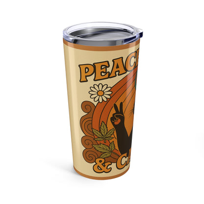 Peace, Love & Catnip Tumbler
