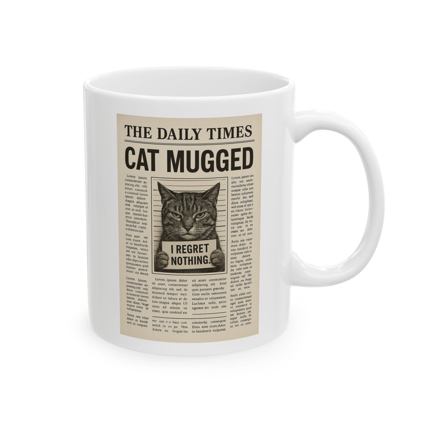 Cat Mugged – The Daily Times Mug