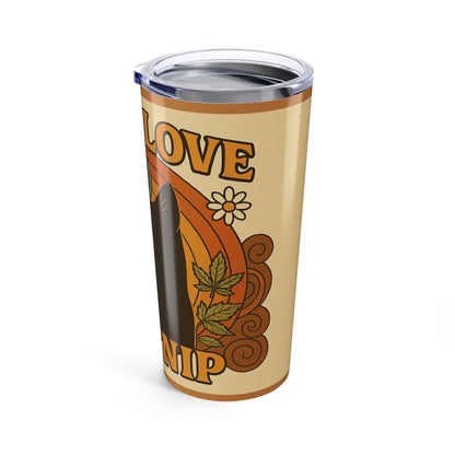 Peace, Love & Catnip Tumbler
