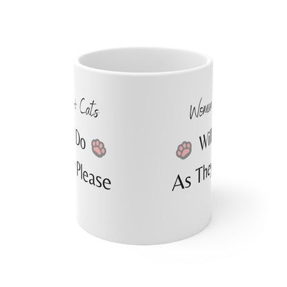 Women & Cats Mug