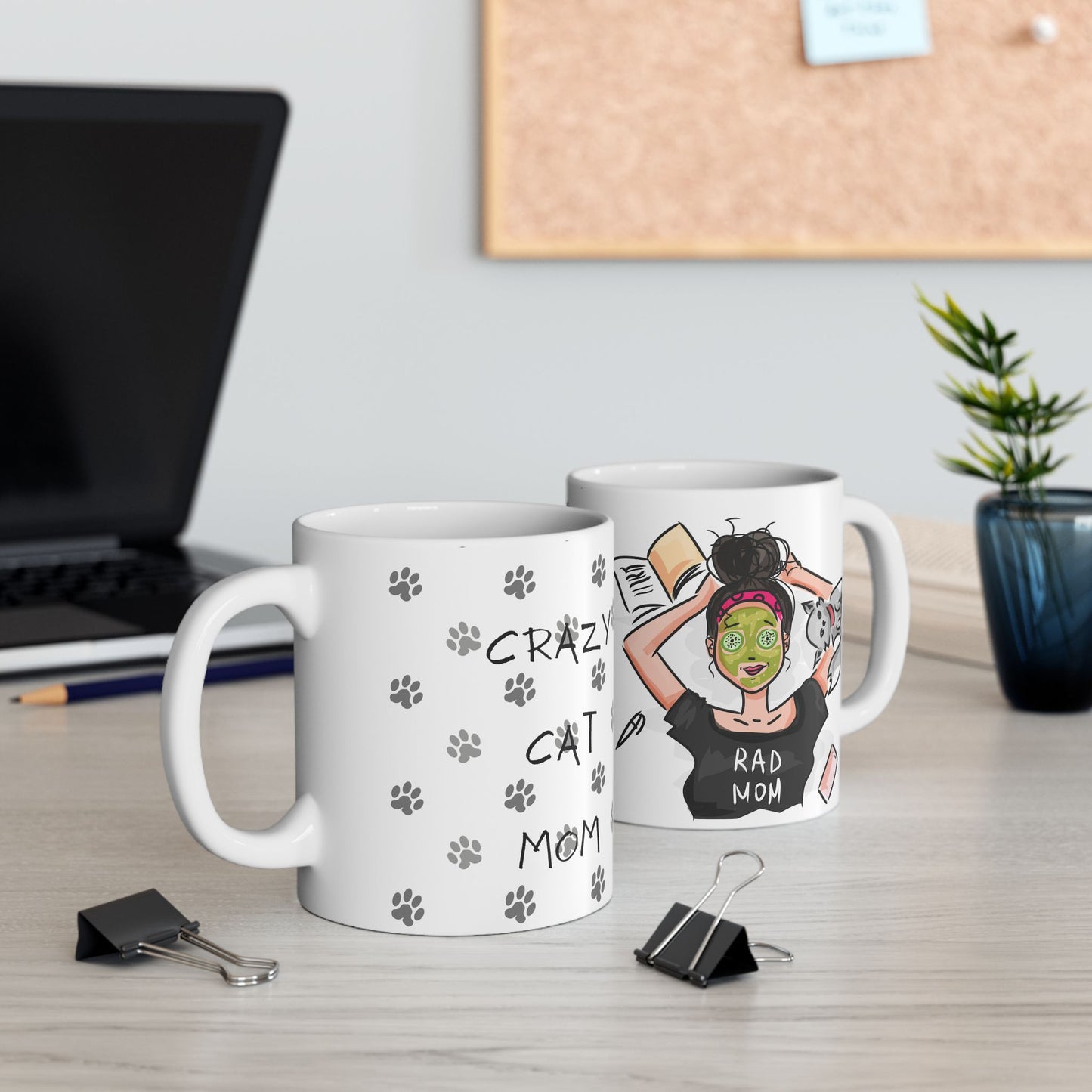 Crazy Cat Mom Mug