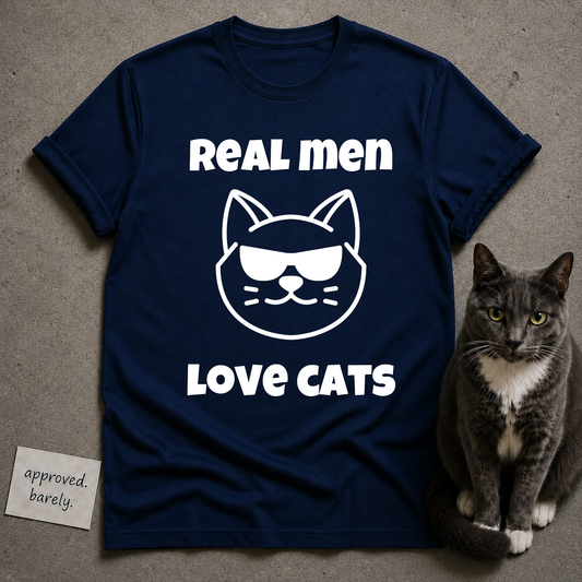 Real Men Love Cats Tee