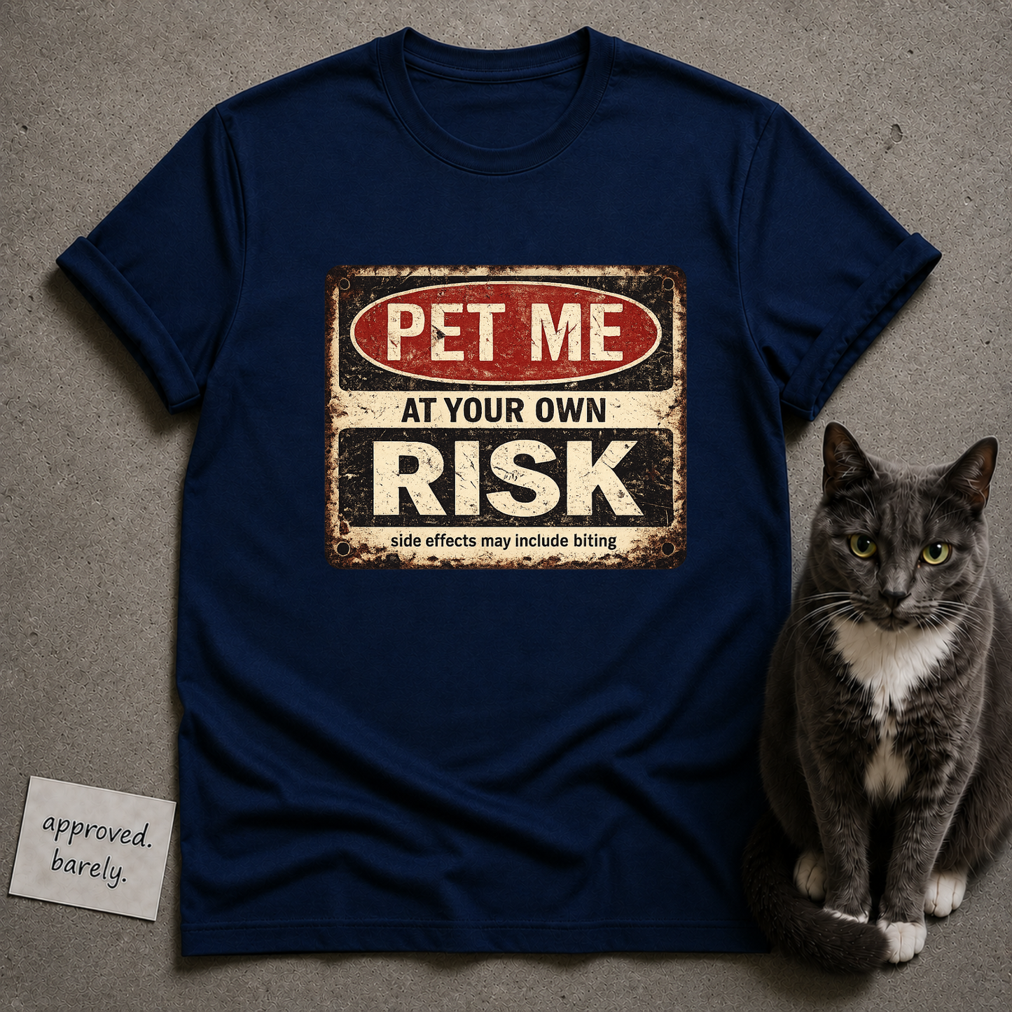Pet Me At Your Own Risk T‑Shirt