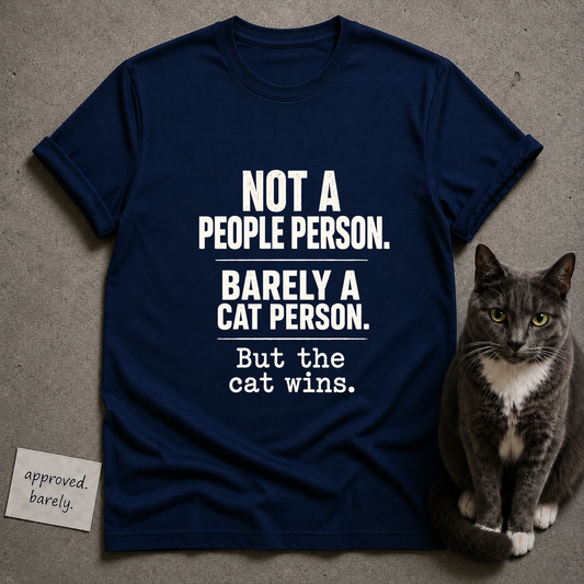 Barely A Cat Person Tee