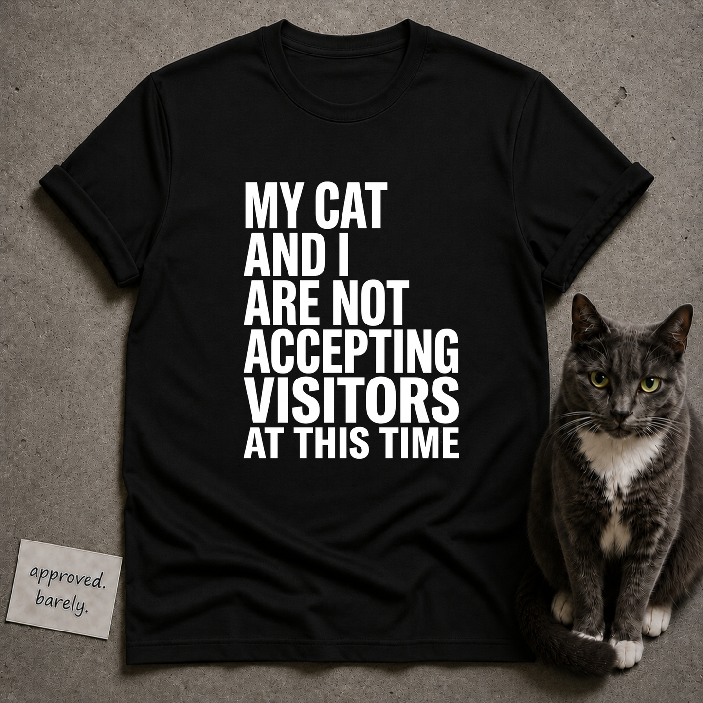 My Cat And I Are Not Accepting Visitors Tee