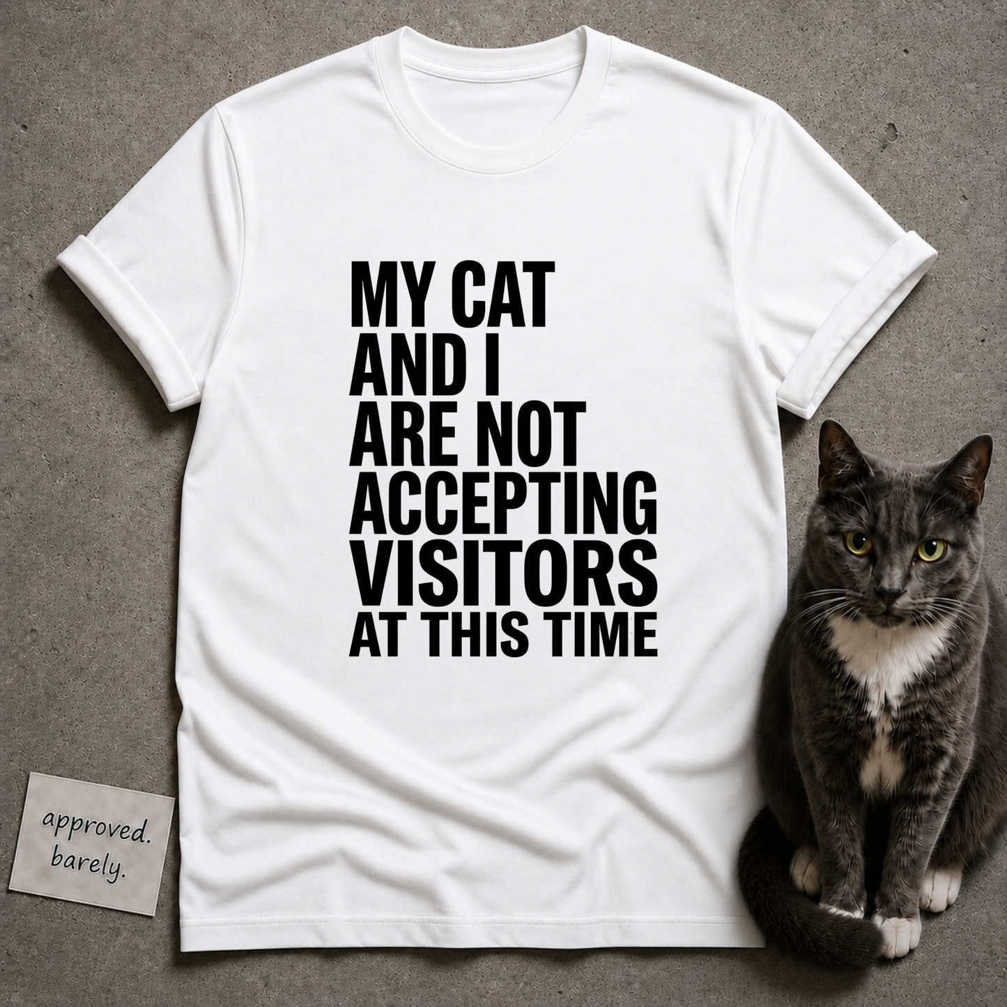 My Cat And I Are Not Accepting Visitors Tee