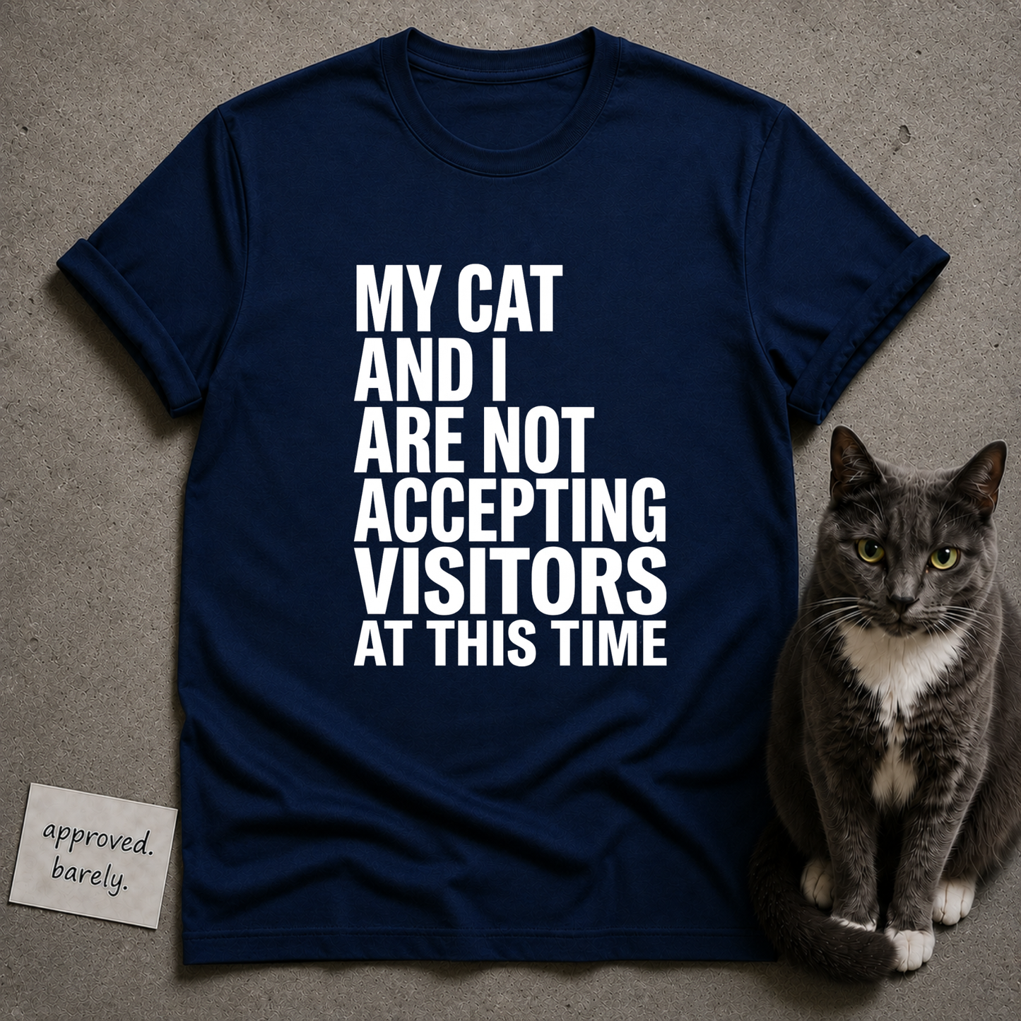 My Cat And I Are Not Accepting Visitors Tee