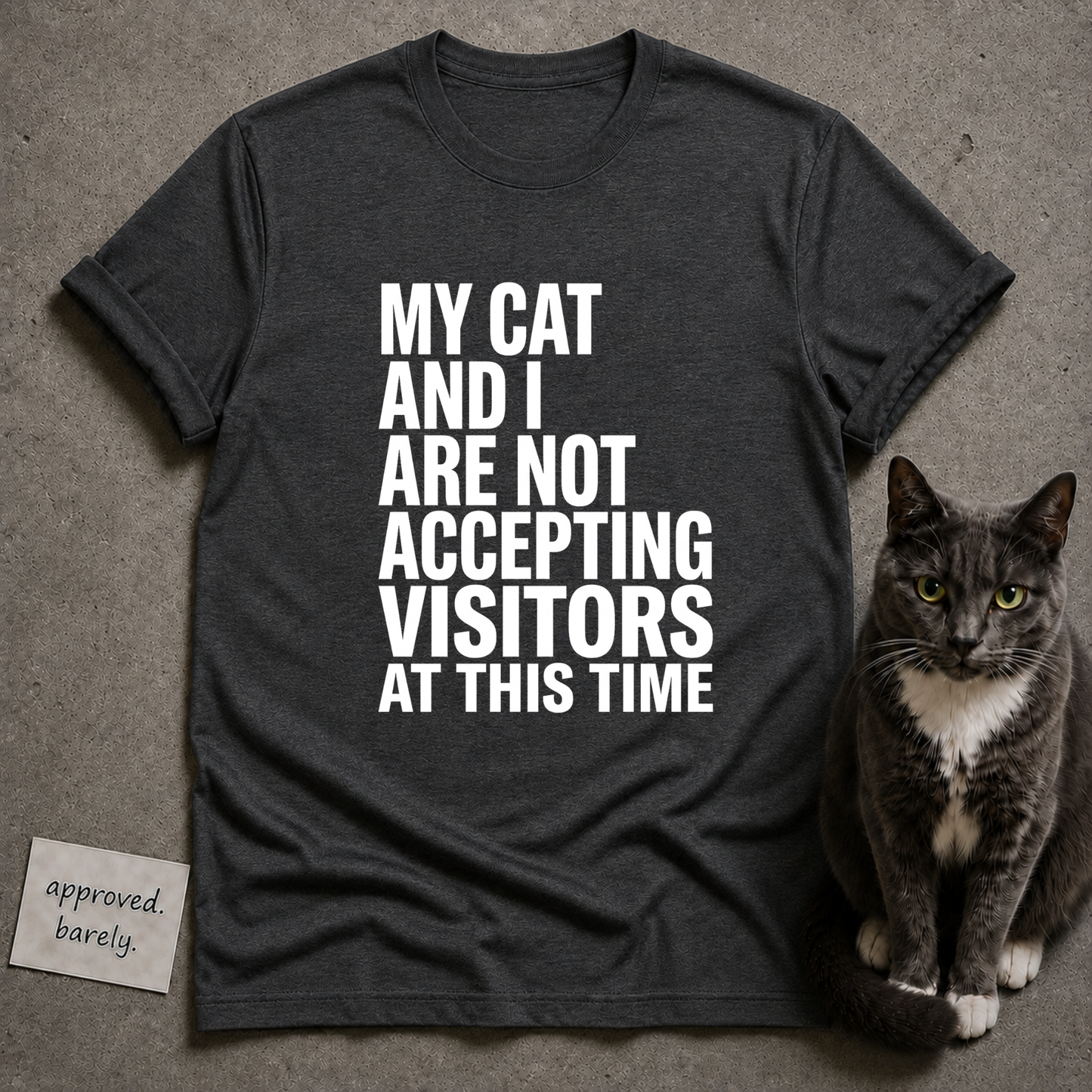 My Cat And I Are Not Accepting Visitors Tee