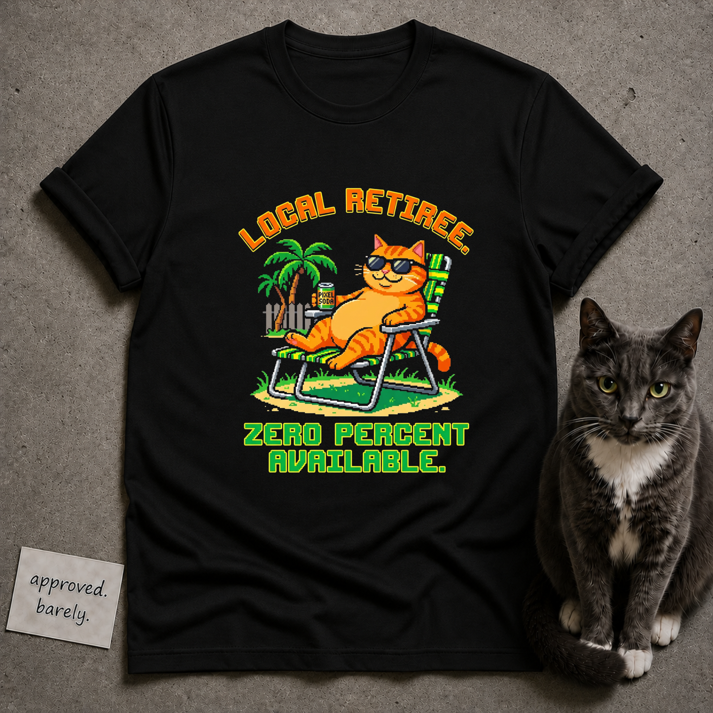 Local Retiree Zero Regret Travel Mode Tee