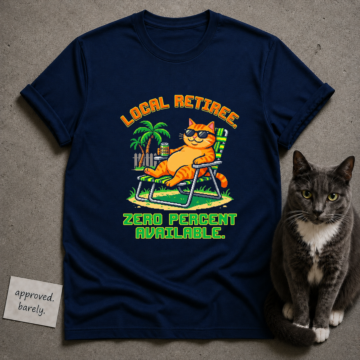 Local Retiree Zero Regret Travel Mode Tee