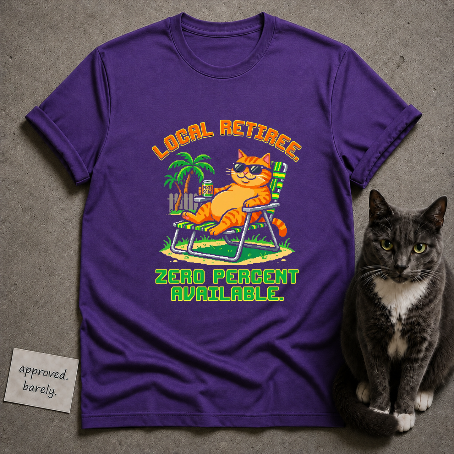 Local Retiree Zero Regret Travel Mode Tee