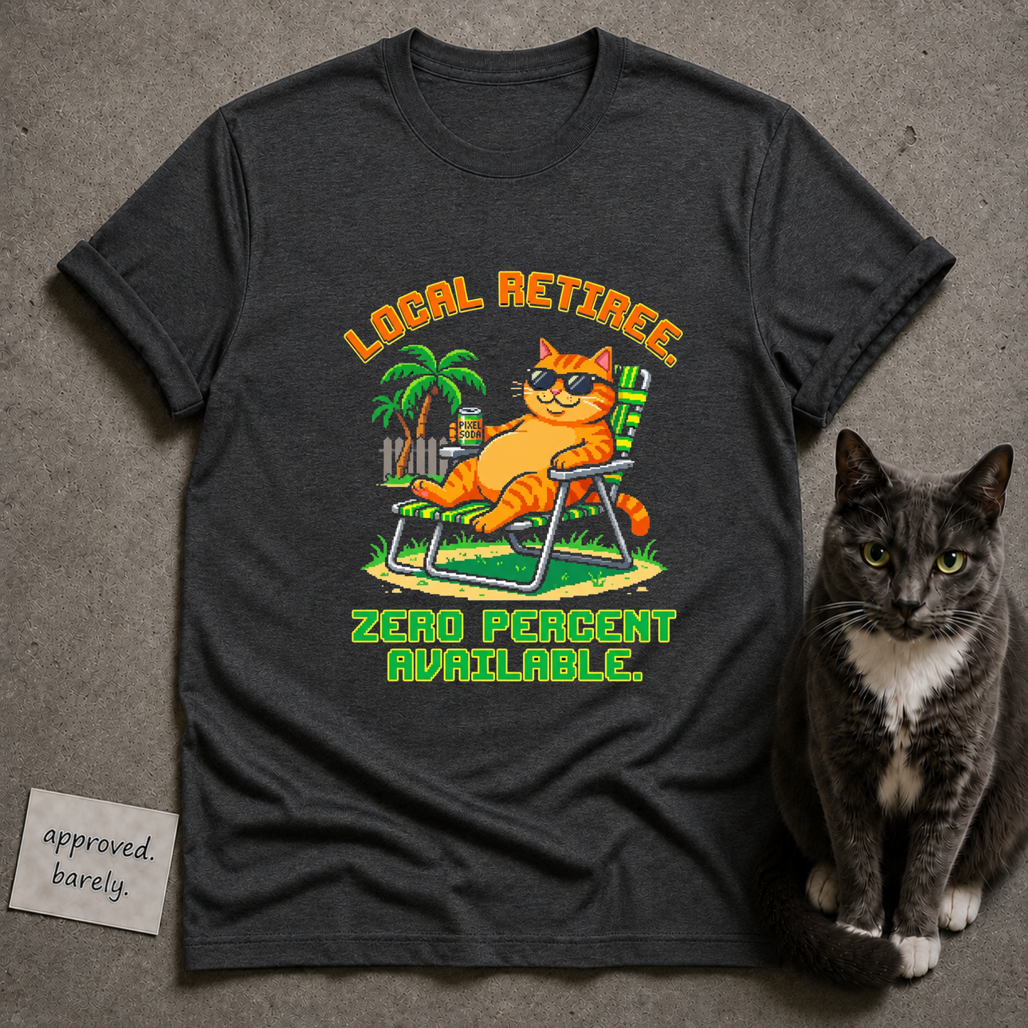 Local Retiree Zero Regret Travel Mode Tee
