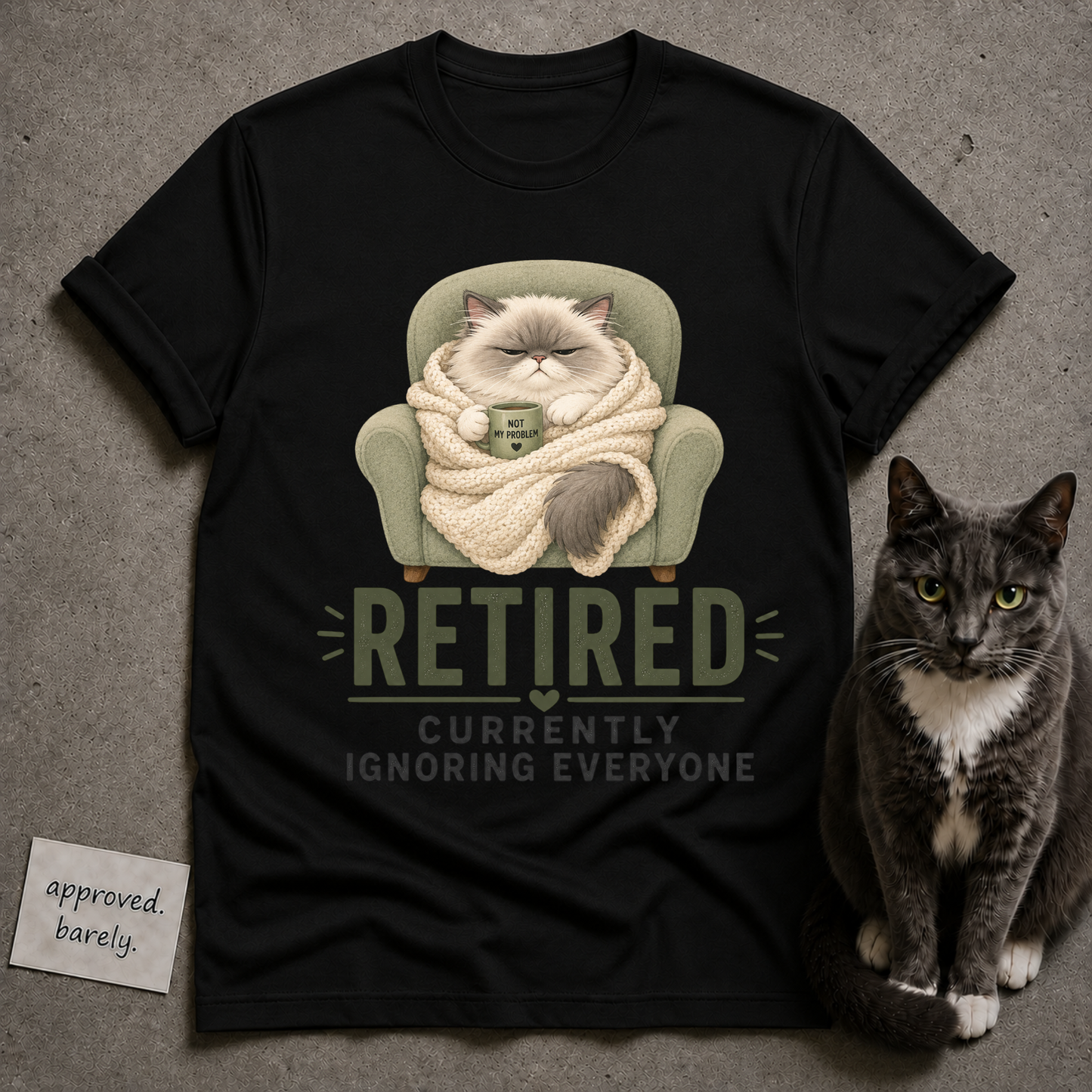 Retired Currently Ignoring Everyone Tee