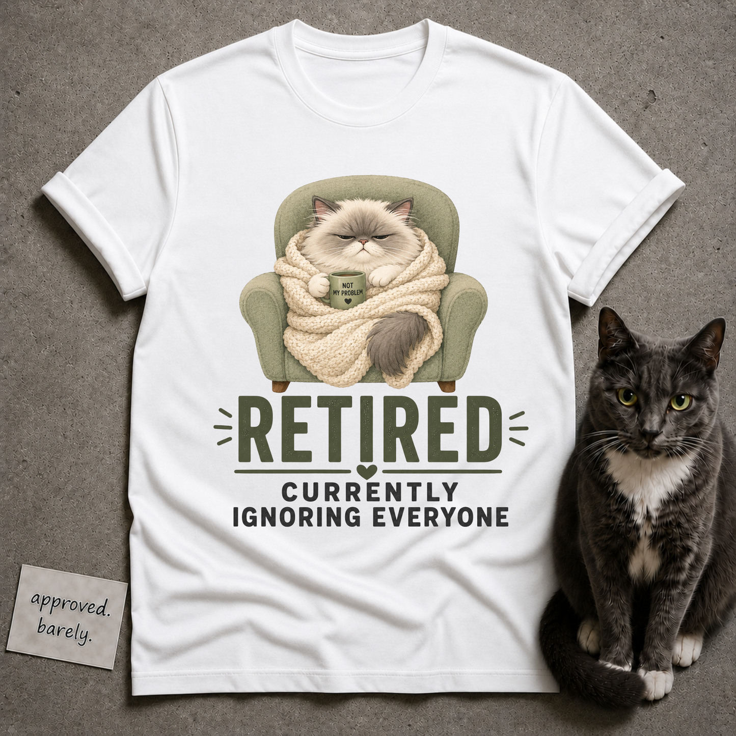 Retired Currently Ignoring Everyone Tee