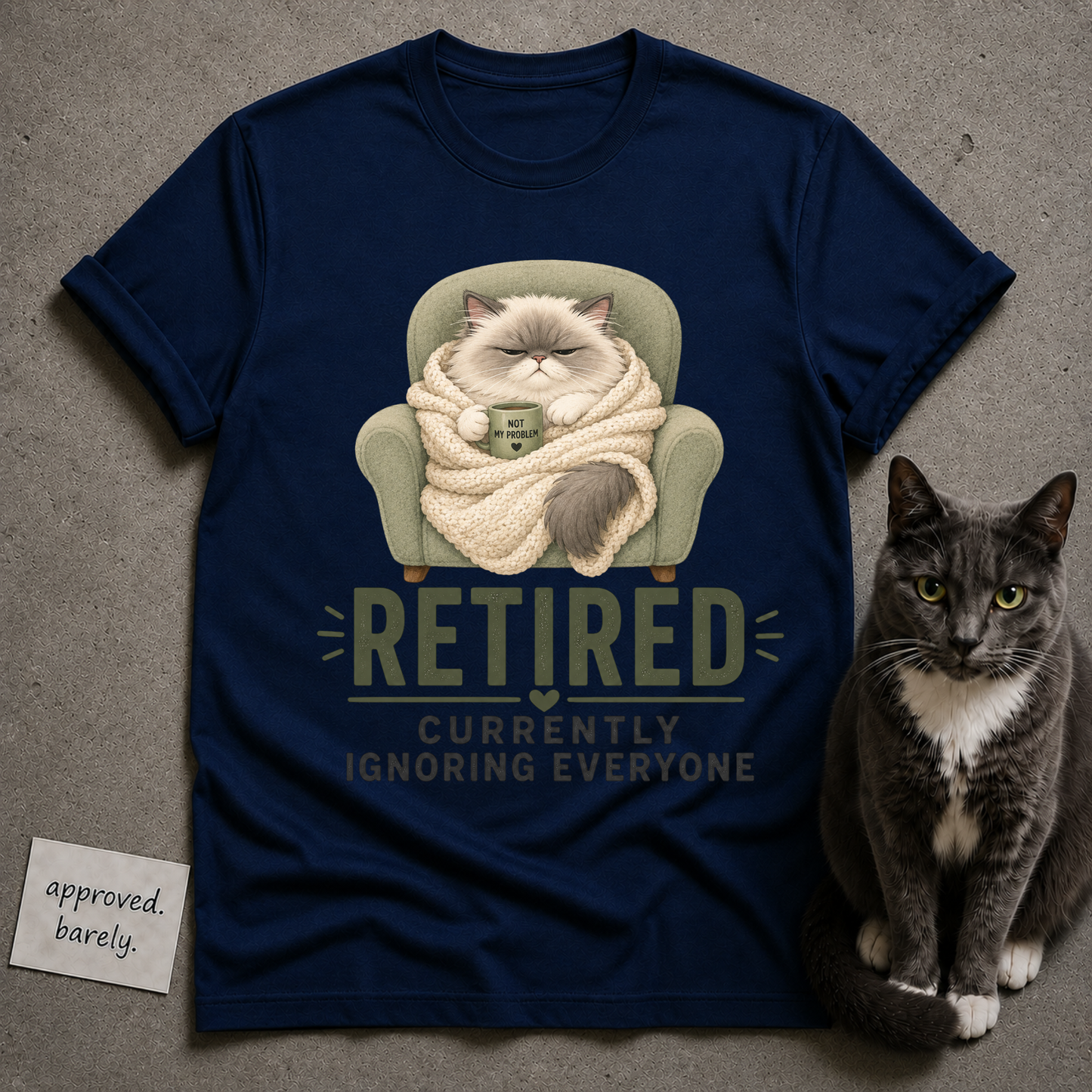Retired Currently Ignoring Everyone Tee