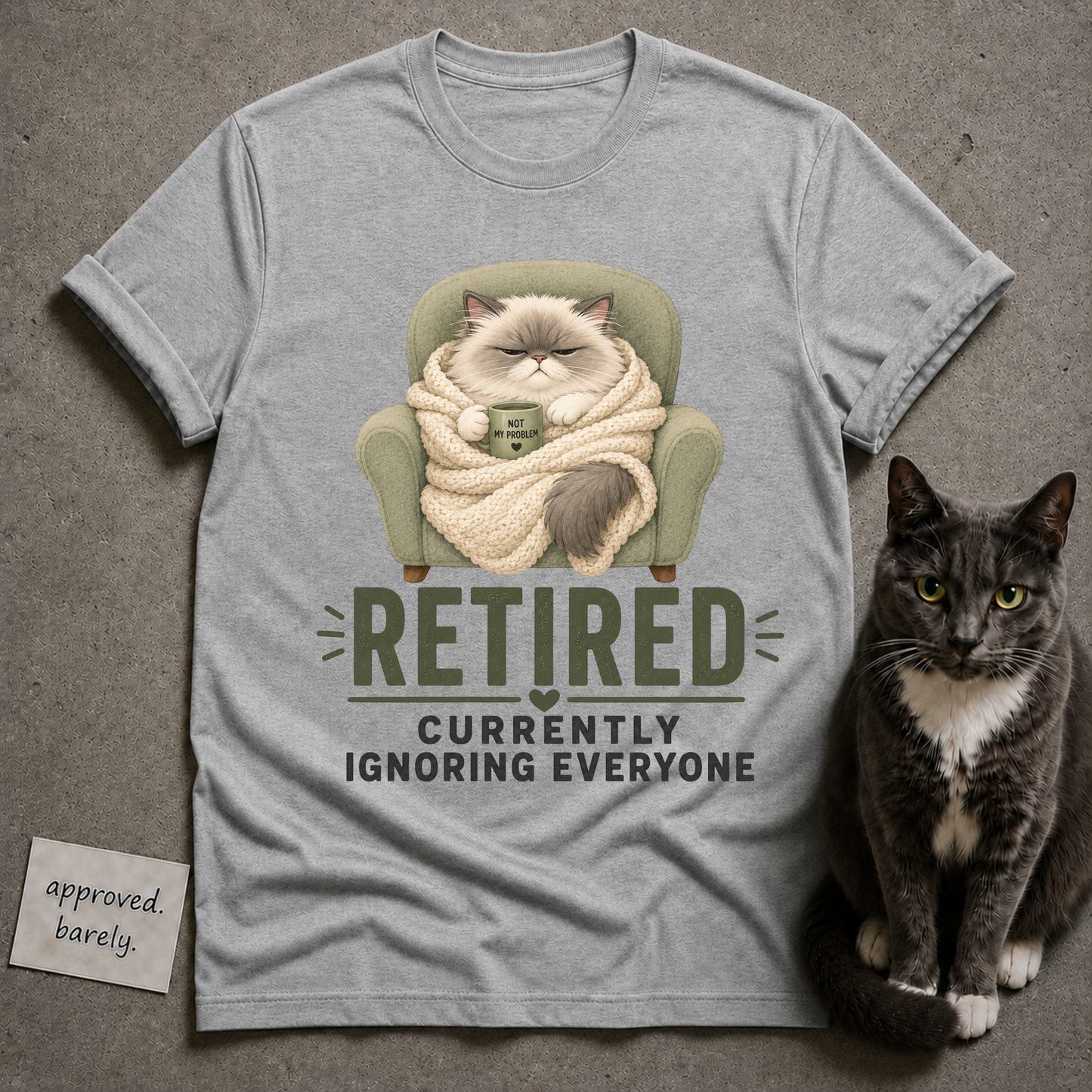 Retired Currently Ignoring Everyone Tee