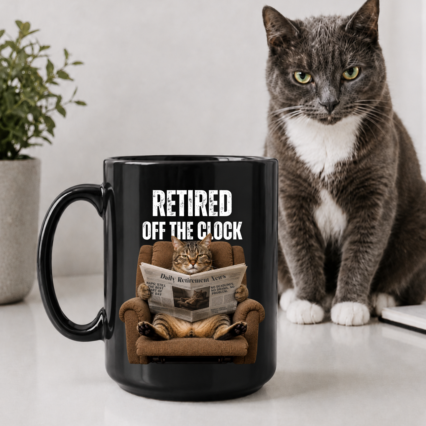 Retired Off The Clock Mug