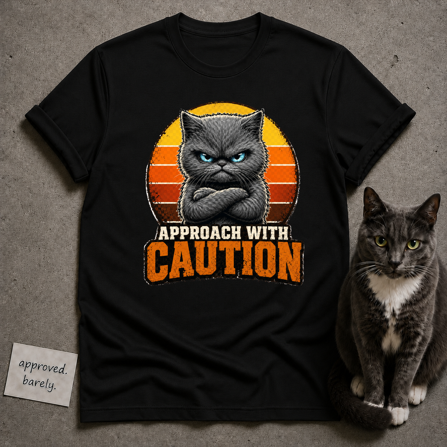 Caution Permanently Unimpressed Tee