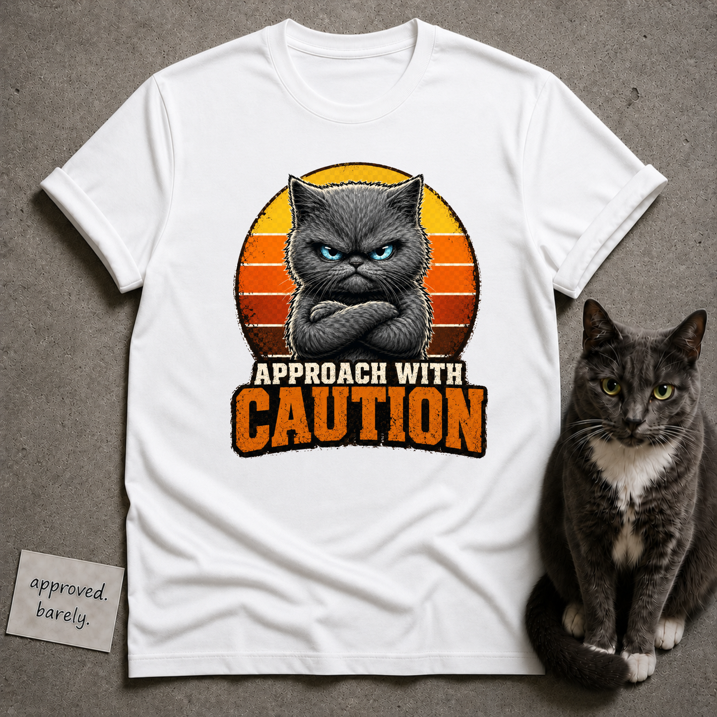 Caution Permanently Unimpressed Tee
