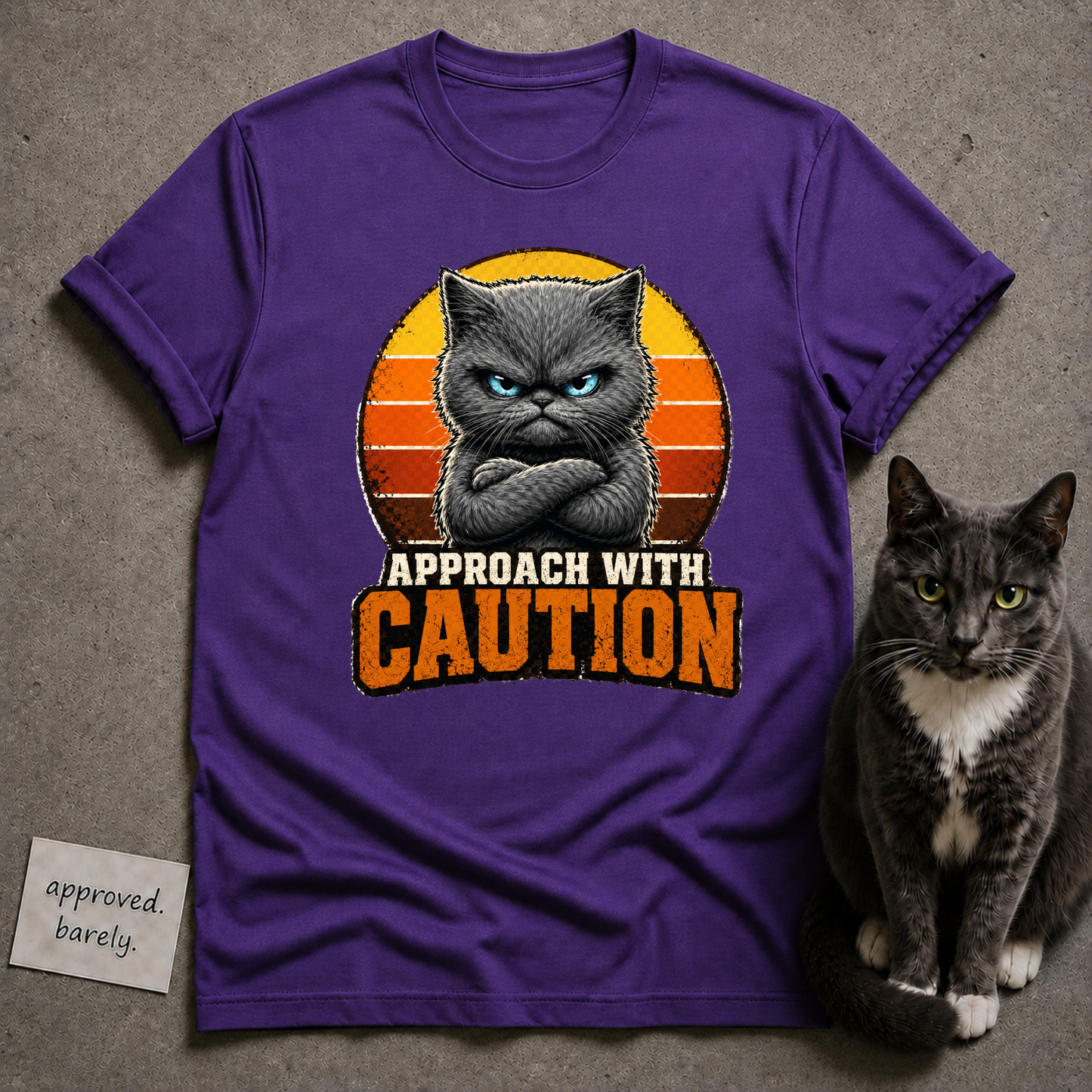 Caution Permanently Unimpressed Tee