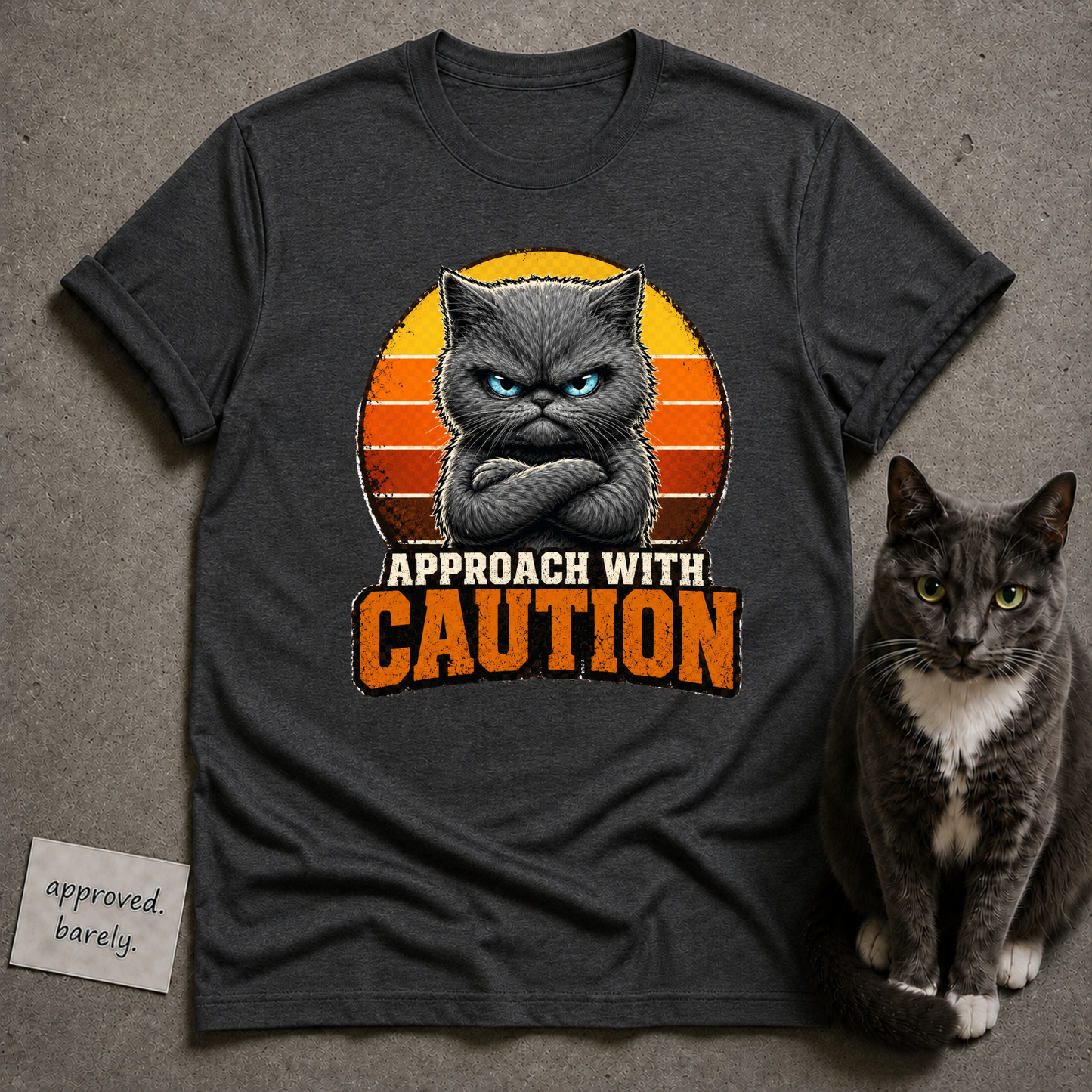 Caution Permanently Unimpressed Tee