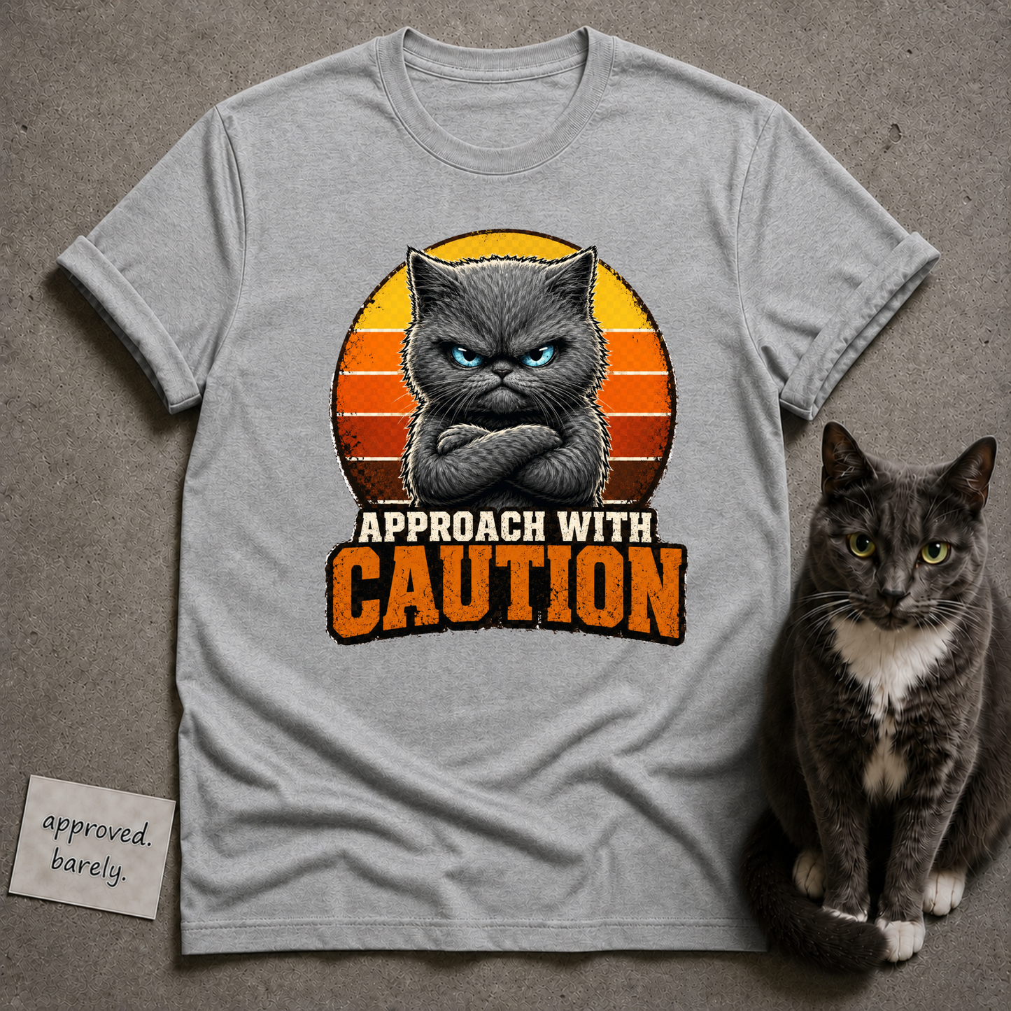 Caution Permanently Unimpressed Tee