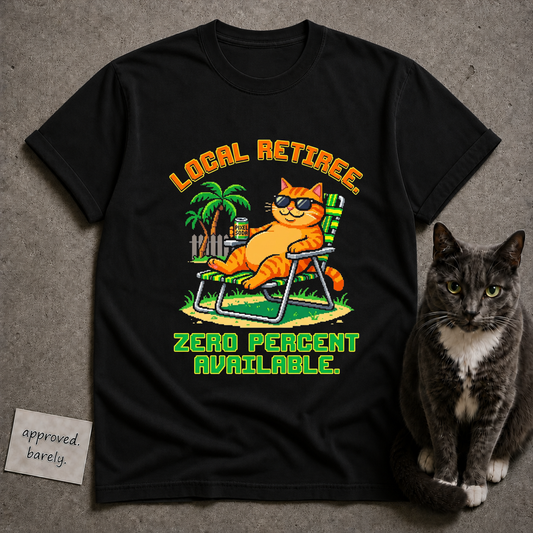 Local Retiree Zero Regret Travel Mode Tee