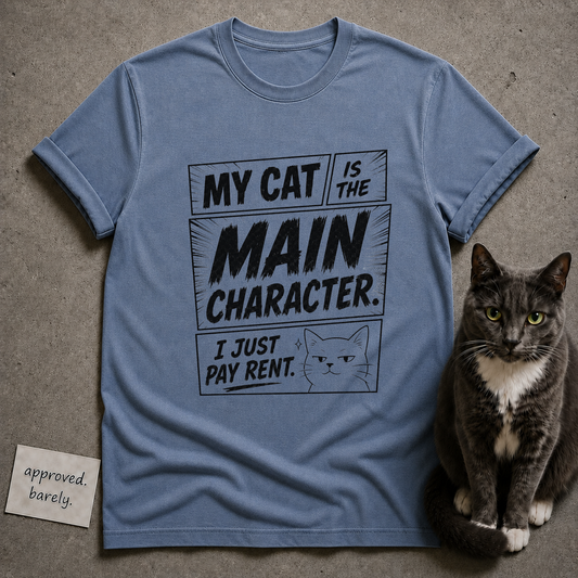 My Cat Is The Main Character Tee