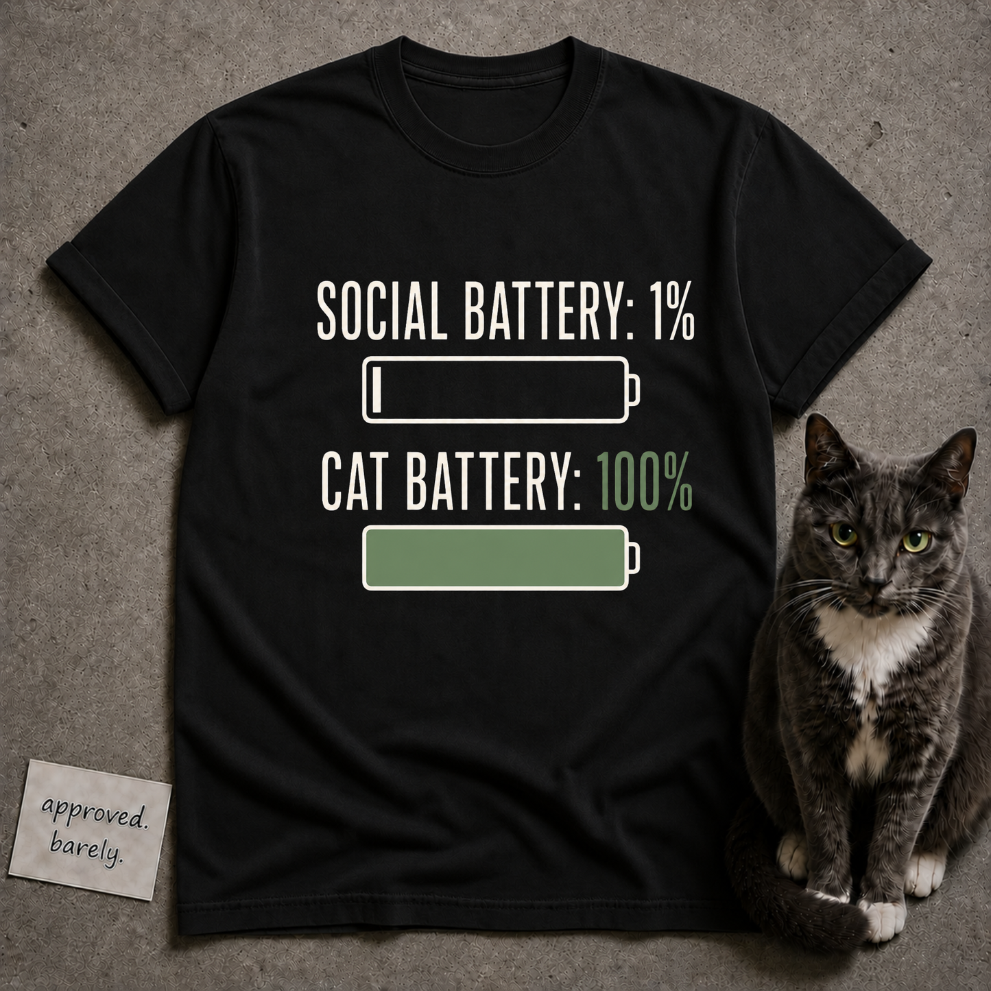Social Battery Tee