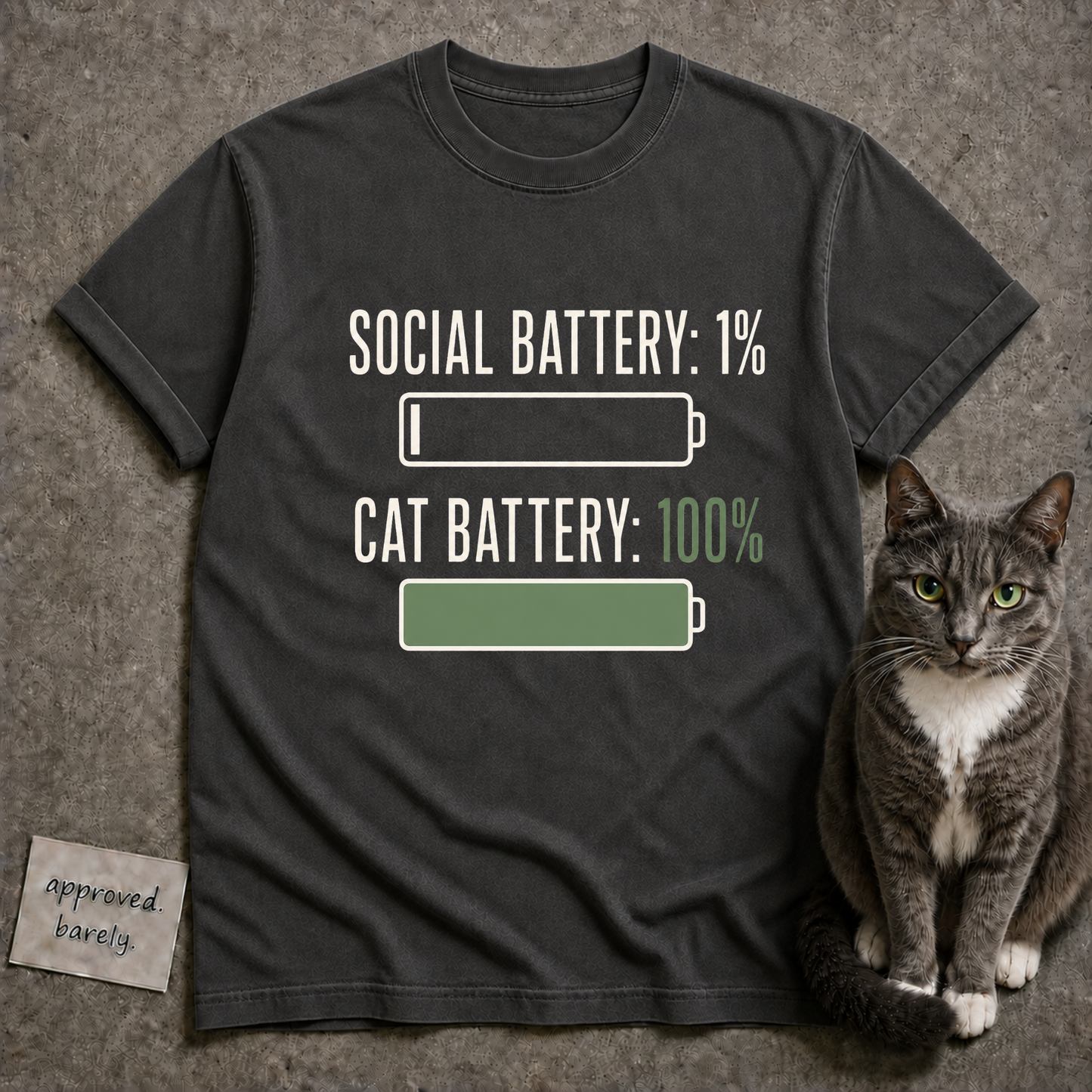 Social Battery Tee