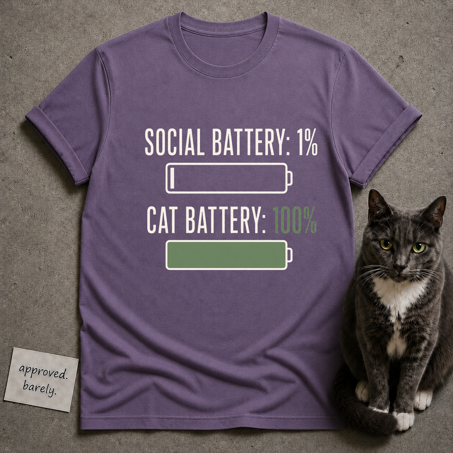 Social Battery Tee