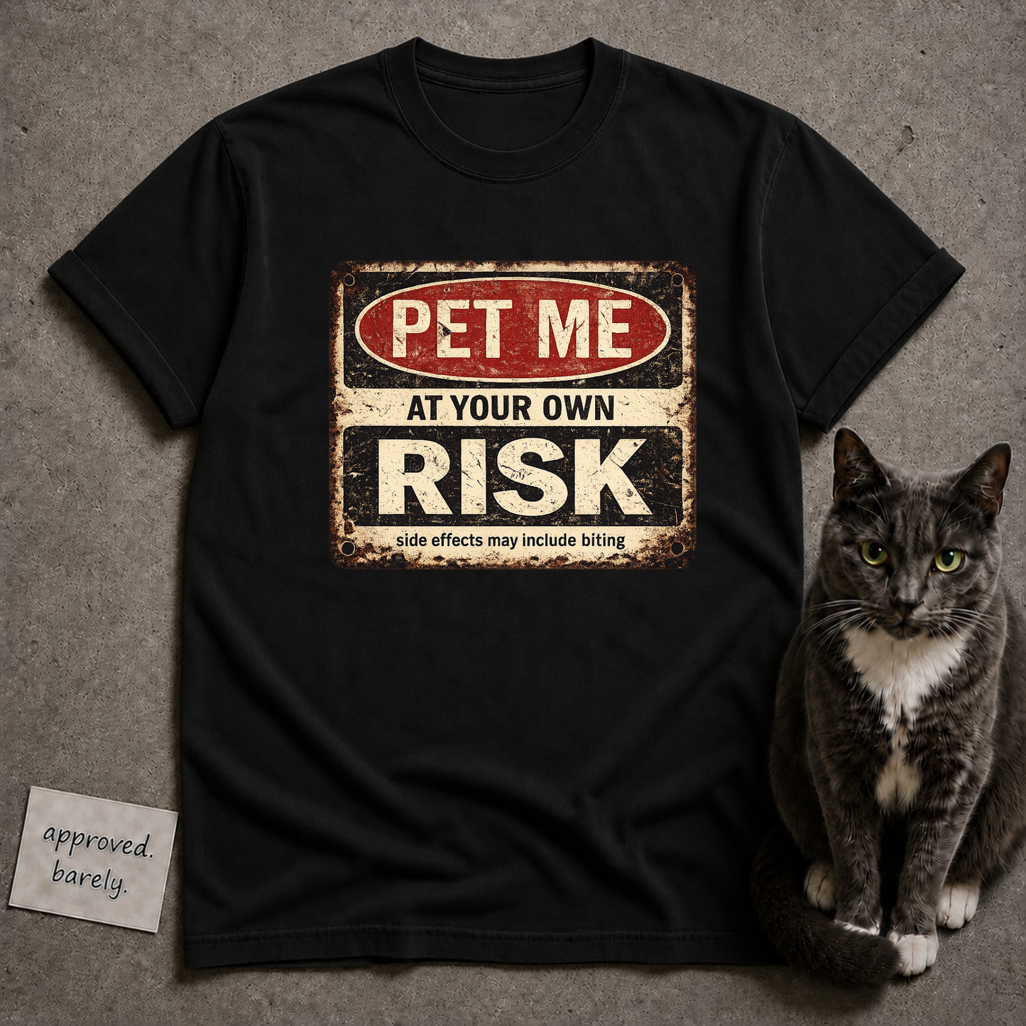 Pet Me At Your Own Risk Tee