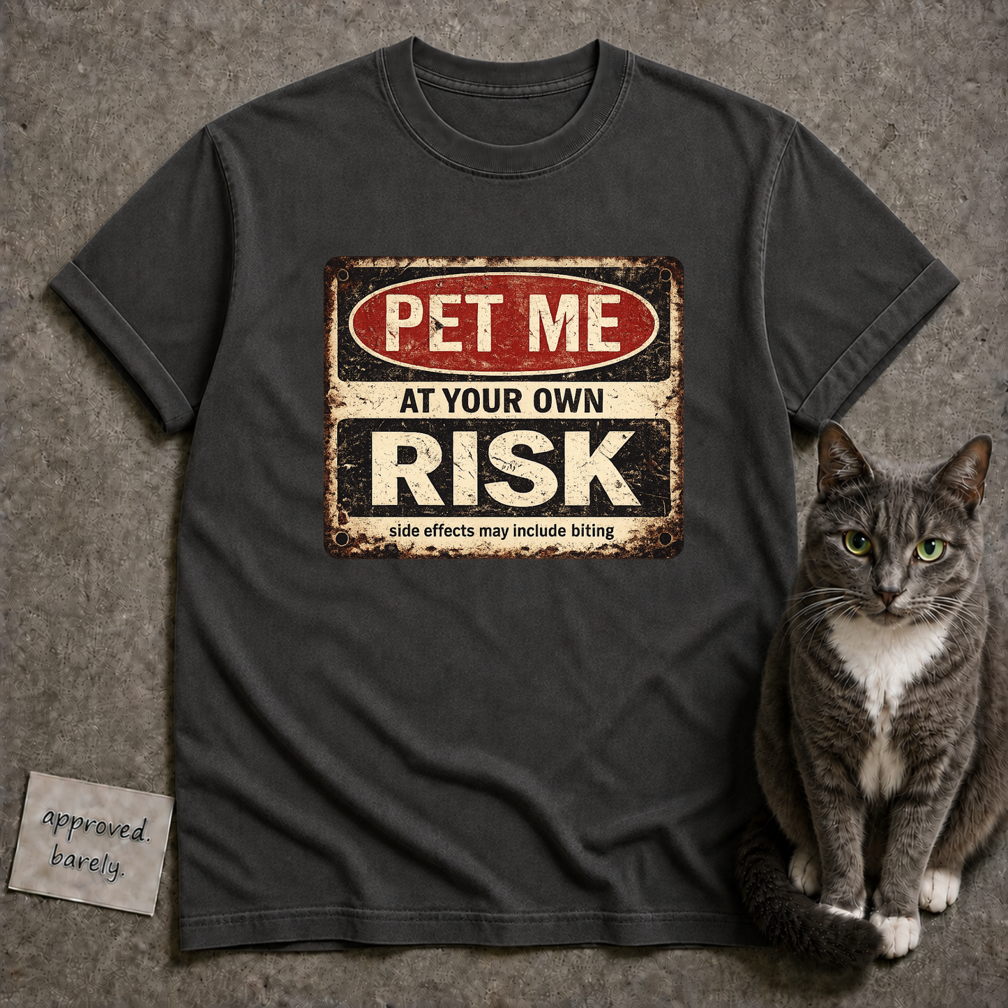 Pet Me At Your Own Risk Tee