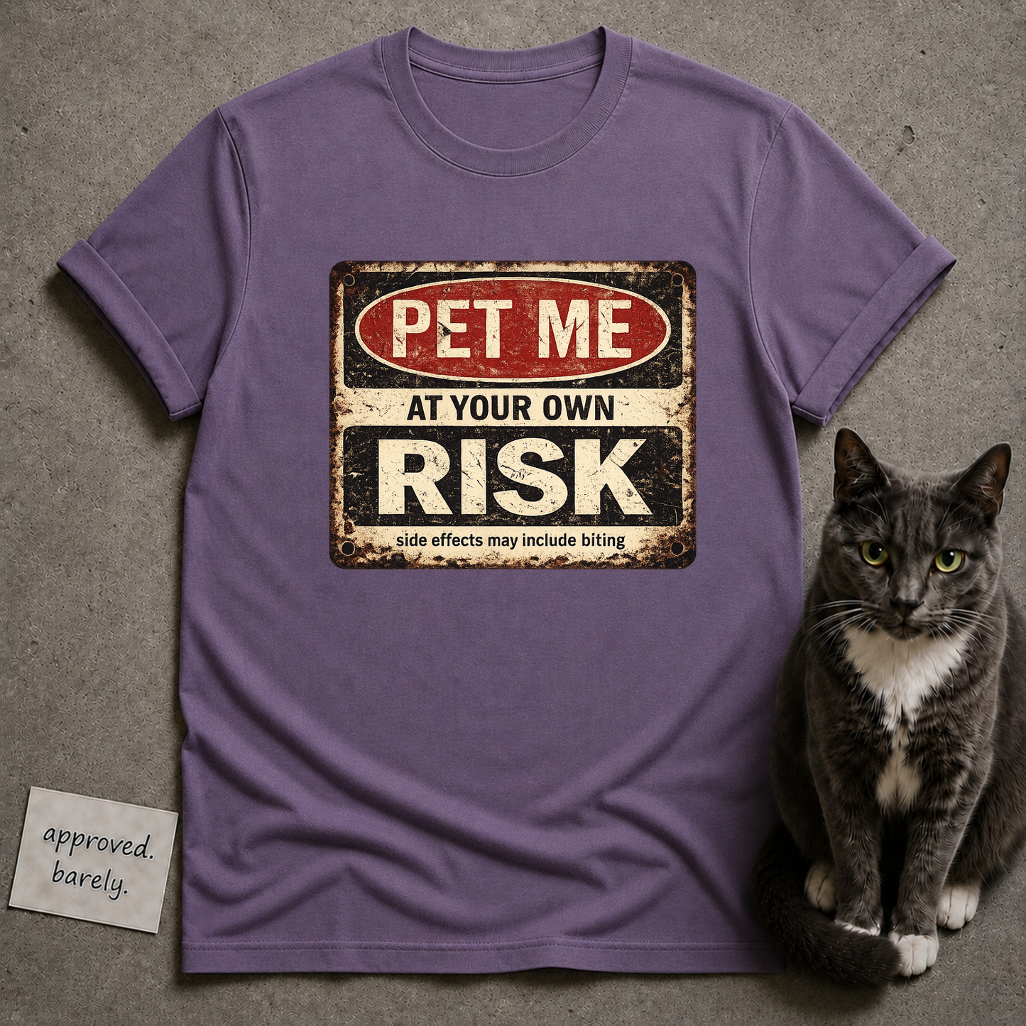 Pet Me At Your Own Risk Tee