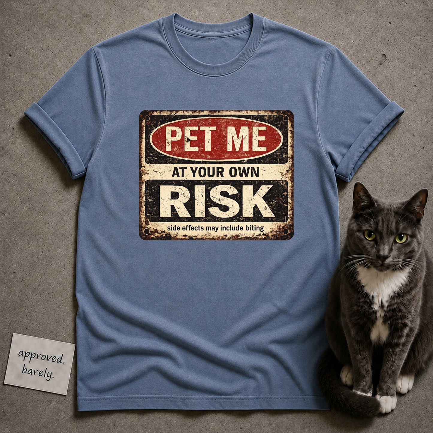 Pet Me At Your Own Risk Tee